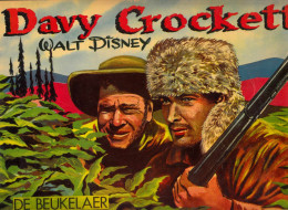 Album Disney "Davy Crockett " Onvolledig 56/100 Prentjes Aanwezig Uitgave De Beukelaer (zeldzaam) - De Beukelaer