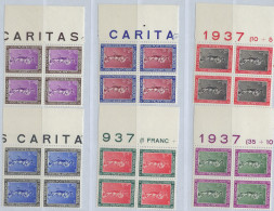 Luxembourg - Luxemburg - Timbres - Blocs à 6 Timbres  Caritas  Wencelas   1937 - Blocks & Sheetlets & Panes
