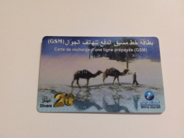 Tunesia - Prepaid GSM Calling Card  - Camel Animal - Tunesië