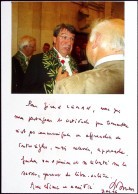 Autographe Xavier DARCOS - Homme De Lettres ACADEMIE FRANCAISE - Ministre - Ecrivains