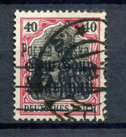 Poland -Pologne-Polen Fischer Nr 15 Error  B 4 Fehlender Balken - Used Stamps