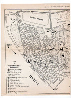 Ancien Plan Du TOUQUET PARIS PLAGE édité Par Syndicat D Initiative Du Touquet - 42cm X 28cm  Avec Légende - Topographical Maps