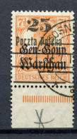 Poland -Pologne-Polen Fischer Nr 13 Error  B 4 Fehlender Balken - Used Stamps