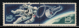 United States 1967 Mi# 930-931 ** MNH - Pair - U.S. Accomplishments In Space - USA