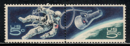 United States 1967 Mi# 930-931 ** MNH - Pair - U.S. Accomplishments In Space - Stati Uniti