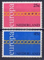 Niederlande 1971 - EUROPA, Nr. 963 - 964, Postfrisch ** / MNH - Ongebruikt