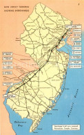 73295309 New_Jersey_US-State Turnpike Showing Interchanges  - Autres & Non Classés