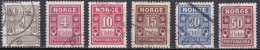 NO705 – NORVEGE - NORWAY – POSTAGE DUE – 1898-1915 – SC # J1/6 USED 11 € - Gebraucht