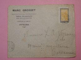 DG10 MADAGASCAR    BELLE LETTRE 1931 PETIT BUREAU ANTAHALA A BORDEAUX FRANCE+ ++ +AFF. INTERESSANT+++ - Storia Postale
