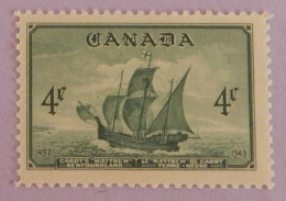 CANADA YT 229 NEUF**MNH"BATEAU DE JEAN CABOT" ANNÉE 1949 - Nuovi