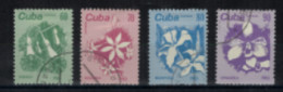 Cuba - "Fleurs" - Série Oblitérée N° 2474 à 2477 De 1983 - Used Stamps