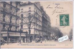 PARIS XI EME- AVENUE PARMENTIER A LA RUE DU CHEMIN VERT- CP 767 - Arrondissement: 11