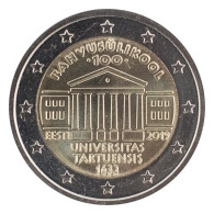 ESTONIE - 2 EURO 2019 - 100 ANS DE L'UNIVERSITE DE TARTU - SPL - Estonie