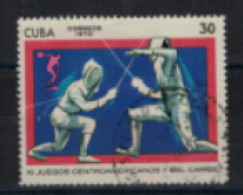 Cuba - "11ème Jeux Centraméricains Et Des Caraïbes : Escrime" - Oblitéré N° 1376 De 1970 - Gebruikt