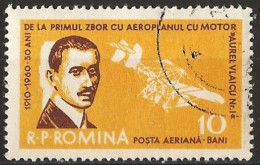 Romania 1960 - Mi 1861 - YT Pa 111 ( Aurel Vlaicu And Plane I ) Airmail - Gebraucht