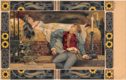 24-464 :  CARTE ILLUSTREE. ROMEO ET JULIETTE  SHAKESPEARE - Ecrivains