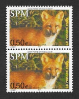 SD)2004 ST. PIERRE MIQUELÓN  FOREST ANIMALS, PAR THE RED FOX, MNH - Autres & Non Classés