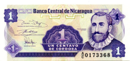NICARAGUA  Billet Banque 1 Centavos Bank-note Banknote - Nicaragua