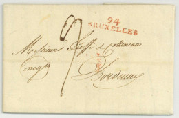 94 BRUXELLES Pour Bordeaux 1803 - 1792-1815 : Departamentos Conquistados
