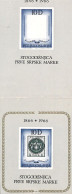 1966 Miniature Sheet Die Proof In Pair Combine Technique Offset And Recess Print Upper Part With No Central Stamp MNH - Non Dentelés, épreuves & Variétés