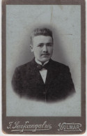 Latvia Wolmar Valmiera, Small Visit Cabinet Card - Lettonie