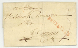 BRUXELLES 1795 Pour Tournai Tournay - 1792-1815: Conquered Departments