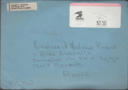 STATI UNITI - UNITED STATES - USA - US - 1994 - 0.50$ Postage Paid - Air Mail - Viaggiata Da Buffalo Grove Per Marseille - Storia Postale