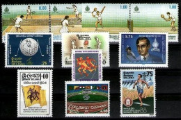 (0041//359) Sri Lanka  Small / Petit Lot / Kleines Los / Sports / Sportarten  ** / Mnh   Michel Ex 491//973 - Sri Lanka (Ceylan) (1948-...)