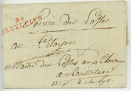 94 BRUXELLES 1796 Administrateur General Postes Et Messageries Pour Rousselaer - 1792-1815 : Departamentos Conquistados