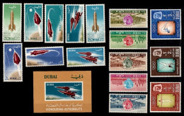 (006 + 27-29) Dubai  Lot / Space / Espace / Raumfahrt ** / Mnh  Michel 71//131 + BL 14 - Dubai