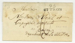 95 ST TRON Pour Beaune 1810 LSC - 1792-1815 : Departamentos Conquistados