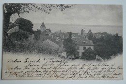 Cpa Neufchatel St Saint AUBIN 1902 - NOV14 - Saint-Aubin/Sauges