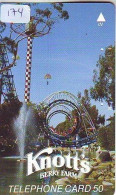 Télécarte - Parc D'attractions - Montagne Russe - ROLLER COASTER (174) – ACHTBAAN Pretpark - ACHTERBAHN Vergnügungspark - Games