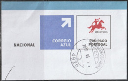 Fragment - Postmark V. NOVA DE CERVEIRA -|- Correio Azul. Pré-Pago / Prepaid Blue Mail - Usado
