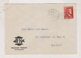 NORWAY 1942 HAUGESUND Nice Cover - Cartas & Documentos