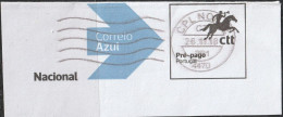 Fragment - Postmark CPL NORTE -|- Correio Azul. Pré-Pago / Prepaid Blue Mail - Gebruikt