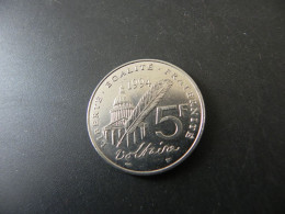 France 5 Francs 1994 - Voltaire - Commémoratives