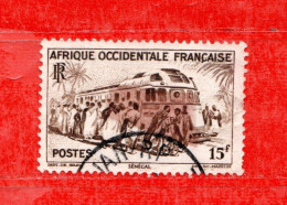 (00)  Afrique Occidentale Française, AOF 1953 - Yvert.40. Oblitéré . - Gebruikt