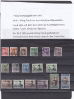 ÄGYPTEN - EGYPT - EGYPTIAN - MONARCHIE - KÖNIG FARUK PORTRÄT 1951 KOMPLET USED - Used Stamps