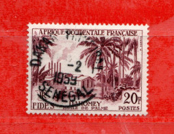 (00)  Afrique Occidentale Française,°  AOF 1956 - Yvert.60. Oblitéré . - Usati