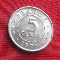 Belize 5 Cents 1979 KM# 34a UNC Lt 361 *V2T Beliz Belice - Belize