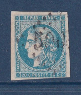 France - YT N° 45B - Oblitéré - 1870 - 1870 Ausgabe Bordeaux