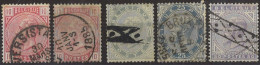 BELGIO 1883 - Effige Di Leopoldo II - N. 38/41 Usati - 1883 Leopoldo II