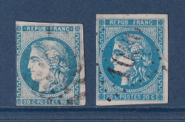 France - YT N° 45C - Oblitéré - 1870 - 1870 Bordeaux Printing