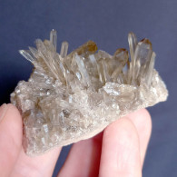 #34 - Beaux Cristaux De QUARTZ MORIONE (Kara-Oba W Deposit, Moiynkum, Jambyl Region, Kazakhstan) - Minerales