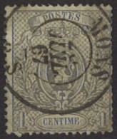 BELGIO 1886 - Stemma 1c. N. 23 Usato - 1866-1867 Piccolo Leone