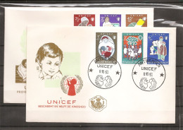 Belgique - UNICEF ( 1153/1158 Sur 2 FDC De 1960 à Voir) - 1951-1960