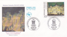 FDC--1994--Relations Culturelles France-Suède..tableau De N.LAFRENSEN   .........cachet  PARIS - 75 - 1990-1999