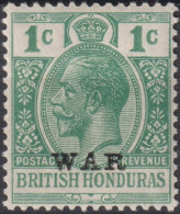 1918 Britisch-Honduras ** Mi:GB-BZ 82a, Sn:GB-BZ MR4, Yt:GB-BZ 89, King George V Definitives 1913-1921 - War Overprints - Honduras Britannico (...-1970)