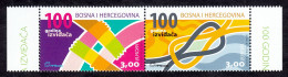 Bosnia Croatia 2007 Europa CEPT Scouts  Scouting Pfadfinder, Set In Pair MNH - Altri & Non Classificati